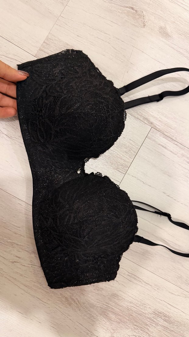 PENTİ 75C Kalıp Siyah Lotus Lace Sütyen - Görsel 4