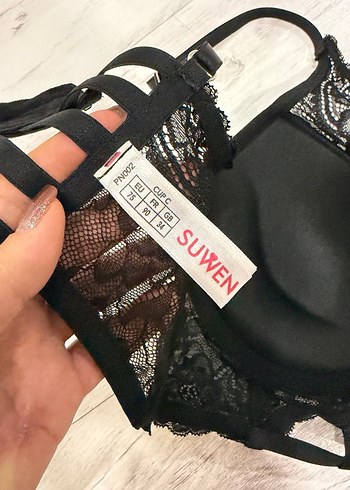 SUWEN 75C Siyah Adore Büstiyer - Görsel 8