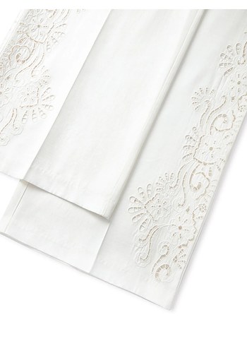 İPEKYOL Nakışlı Wide Leg Pantolon 38 Beden - Görsel 5