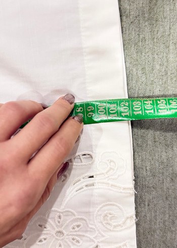 İPEKYOL Nakışlı Wide Leg Pantolon 38 Beden - Görsel 7