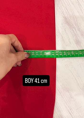 Kasha 2 Beden Kırmızı Kemerli Mini Etek - Görsel 5