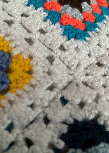 Bohem Çok Renkli Örgü Kadın  Büstiyer - Görsel 3