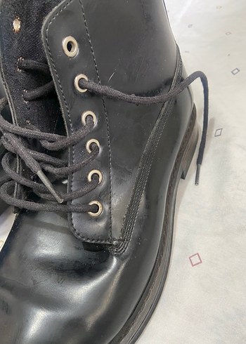 Stiller Siyah Deri Erkek Bağcıklı Bot - Görsel 2