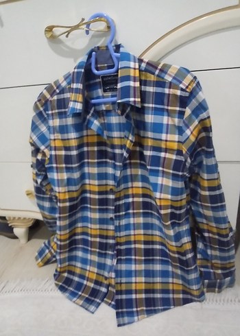 Çok Renkli Uzun Kollu Düğmeli Erkek Gömlek - Görsel 3