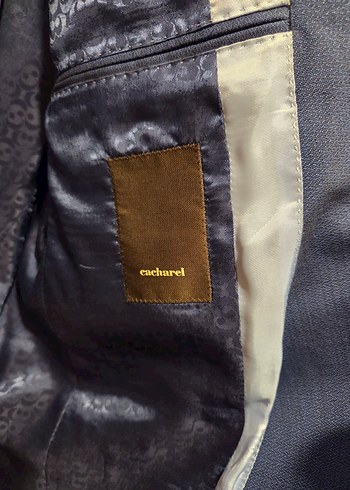 Mavi Erkek Takım Elbise, Modern Klasik, Düğmeli - Görsel 3