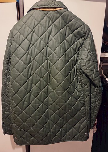 kapitone yeşil mont - Görsel 2