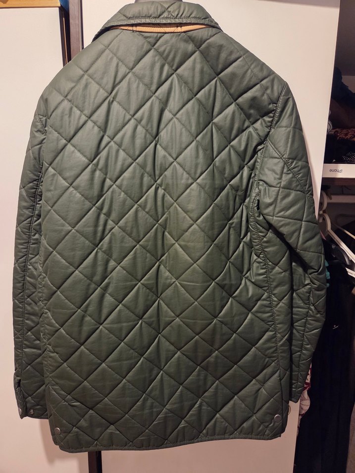 kapitone yeşil mont - Görsel 2