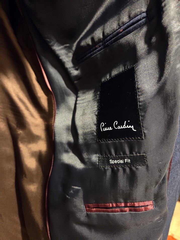 Lacivert Erkek  Ekoseli Ceket Normal Kesim - Görsel 4