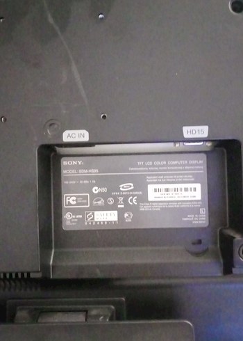 Sony Siyah Monitör - Görsel 2