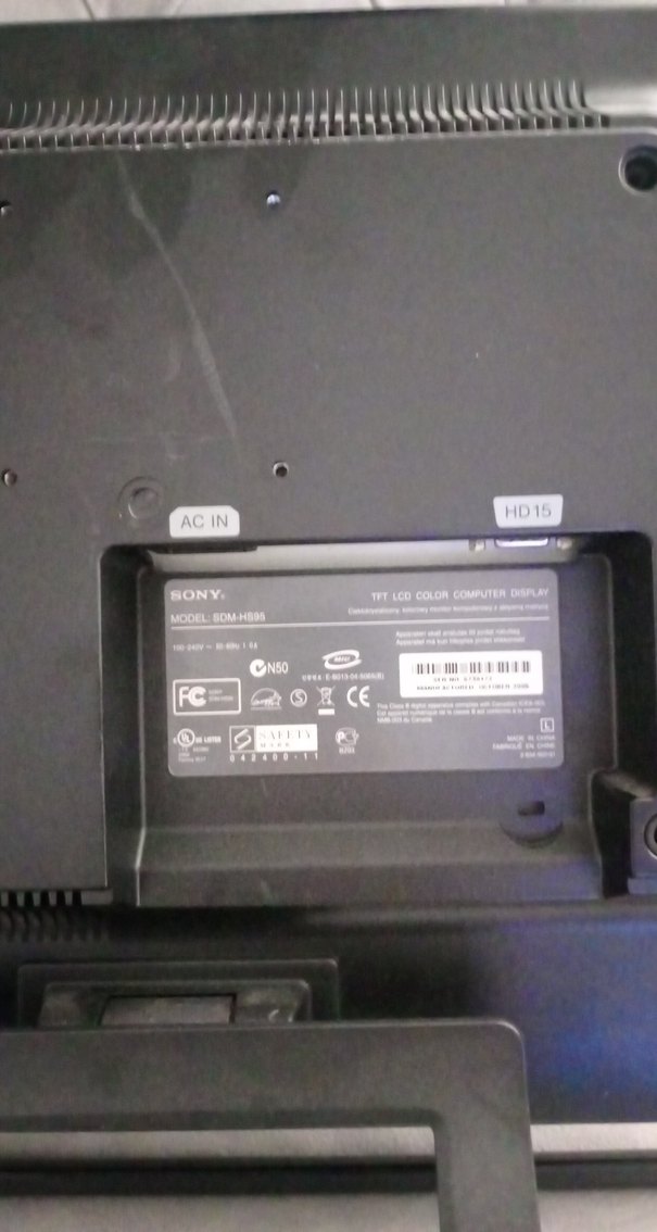 Sony Siyah Monitör - Görsel 2