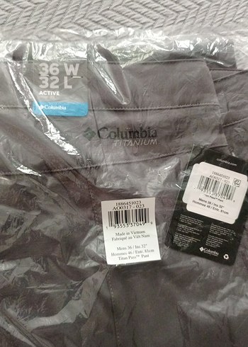 Columbia Titanium Siyah Spor Pantolon