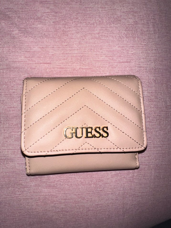 Guess Pudra Rengi Kadın Deri Cüzdan - Görsel 3