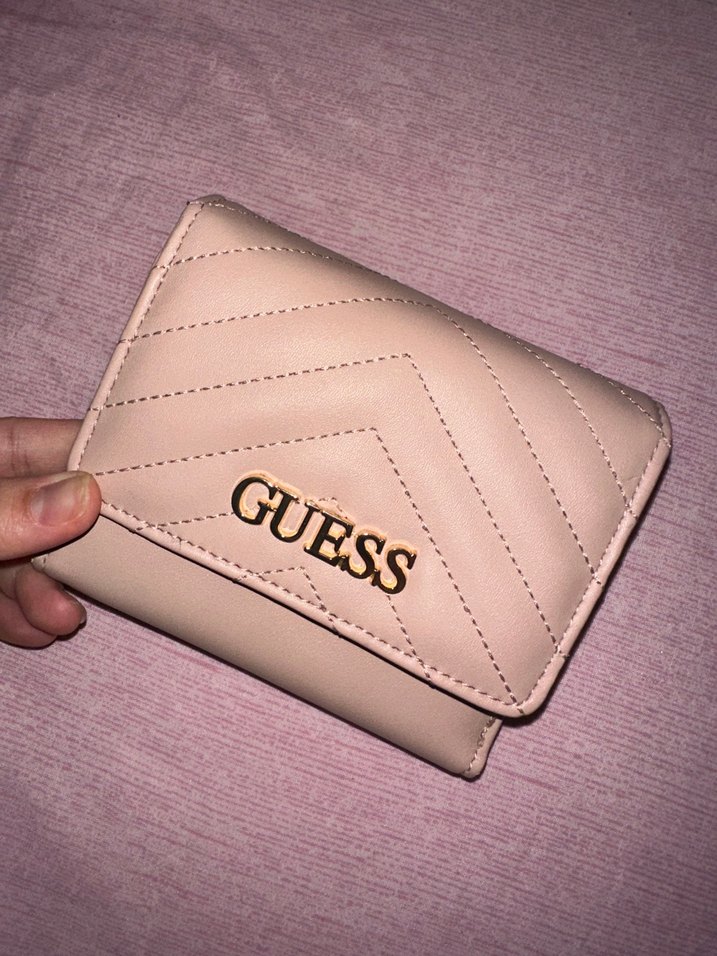 Guess Pudra Rengi Kadın Deri Cüzdan - Görsel 2