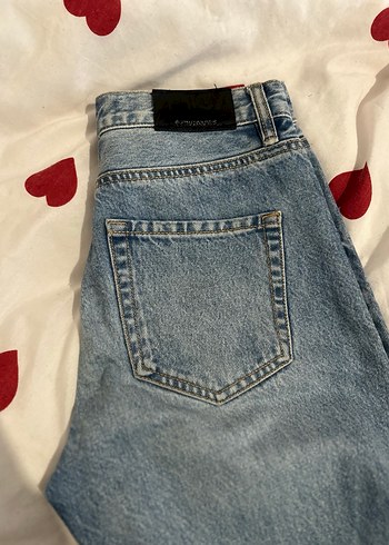 Stradivarius D96 Denim Kadın Pantolon - Görsel 4