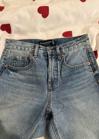 Stradivarius D96 Denim Kadın Pantolon - Görsel 3