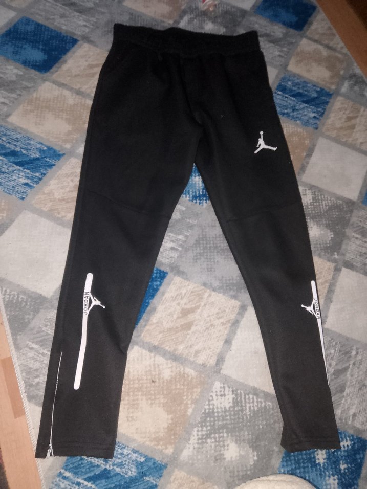 Erkek Siyah Fermuarlı Streetwear Eşofman - Görsel 2