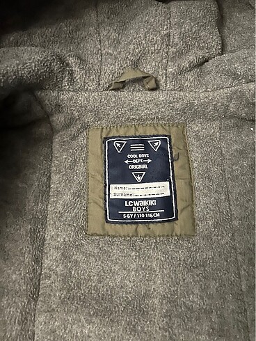 LC Waikiki Lcw erkek çocuk haki mont