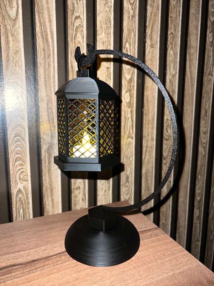 Siyah Ayaklı Fener Mumluk - Görsel 3