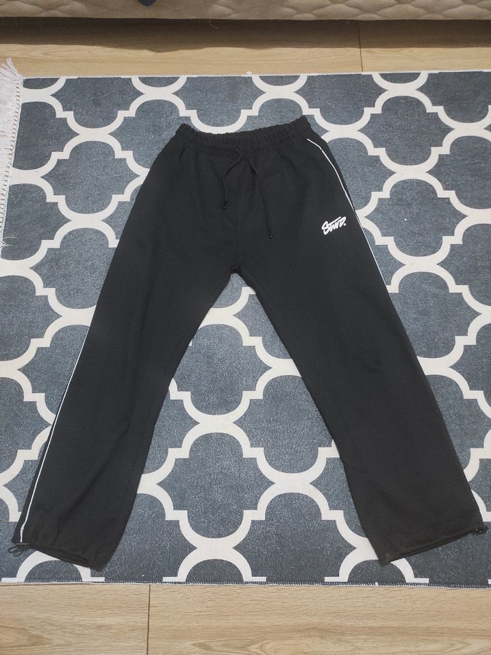 Erkek Siyah  Rahat Kesim Eşofman - Görsel 2