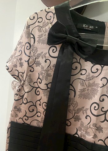 Saten Kumaşlı kısa elbise 48 Beden - Görsel 3