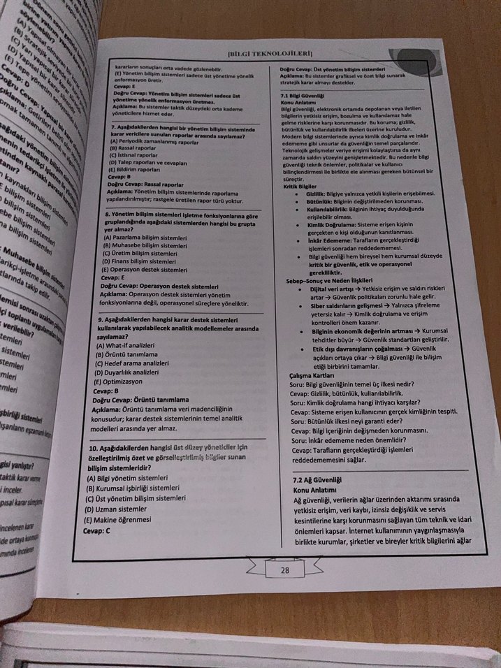 AUZEF Tıbbi Dokümantasyon Kafa Taslak yayınları - Görsel 4