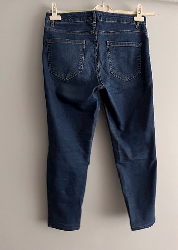 Lacivert Regular Fit Kadın Denim Pantolon - Görsel 4