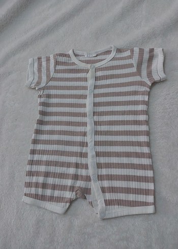 Erkek Bebek Kısa Kollu Pamuklu Body - Görsel 3