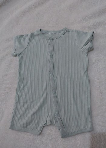 Erkek Bebek Kısa Kollu Pamuklu Body - Görsel 4