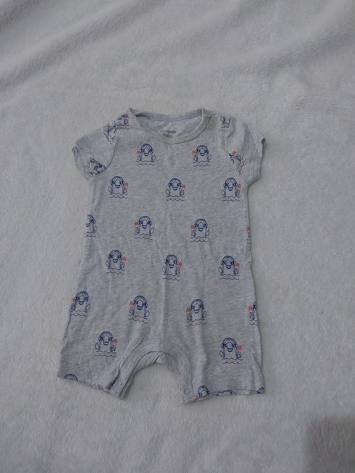 Erkek Bebek Kısa Kollu Pamuklu Body - Görsel 2