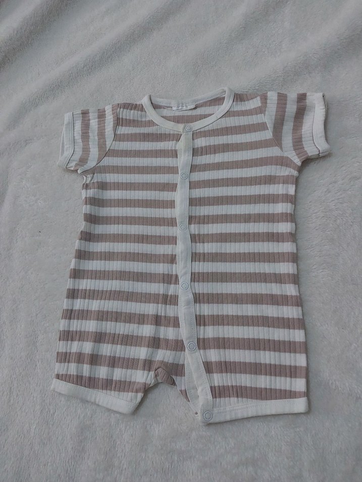 Erkek Bebek Kısa Kollu Pamuklu Body - Görsel 3