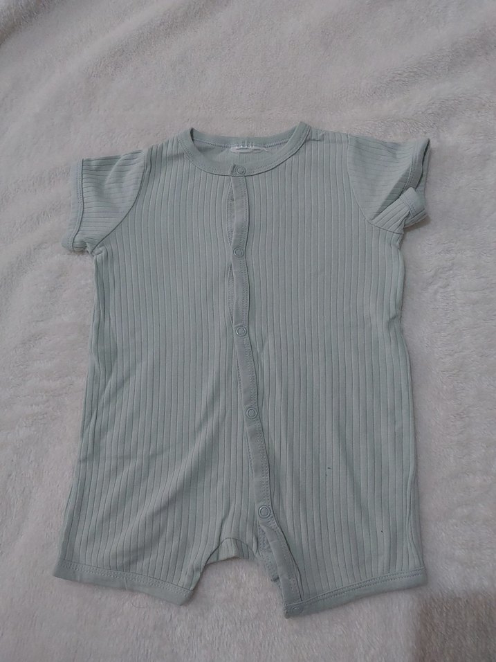 Erkek Bebek Kısa Kollu Pamuklu Body - Görsel 4