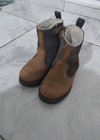 Tokalı Kahverengi Süet Erkek Çocuk Botu - Görsel 2