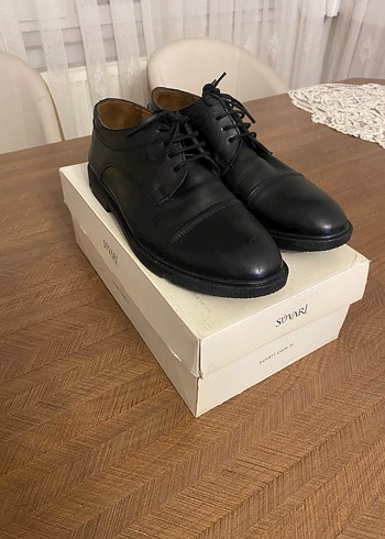 Erkek Siyah Deri Erkek Ayakkabı - Görsel 4