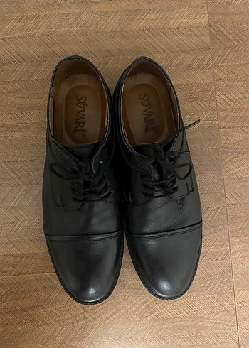 Erkek Siyah Deri Erkek Ayakkabı - Görsel 2