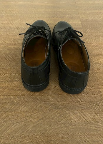 Erkek Siyah Deri Erkek Ayakkabı - Görsel 3