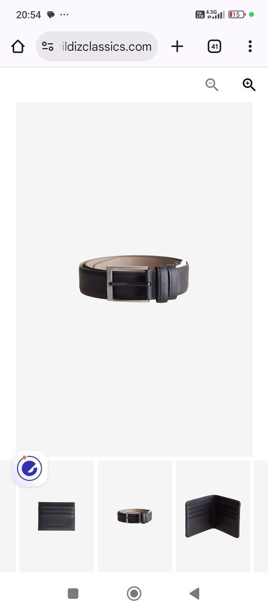 Siyah Desenli Erkek Cüzdan Seti - Görsel 3