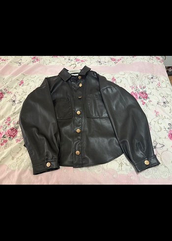 Zara deri ceket - Görsel 3