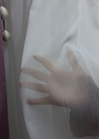 Modern Klasik Fon Perde Ve Bambu Tül - Görsel 3