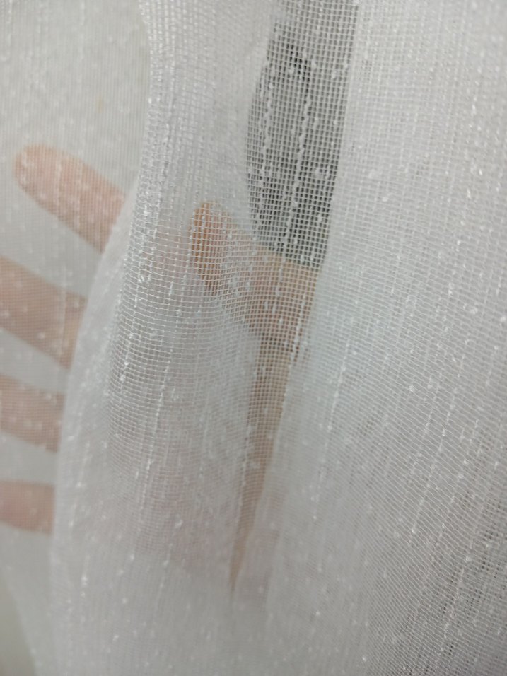 Beyaz Düz Tül Perde - Görsel 2