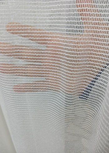 Modern Beyaz Düz Tül Perde - Görsel 2