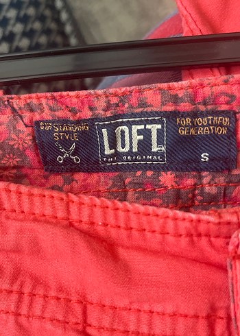 Kırmızı Kemerli kadın Kargo Şort - Görsel 3