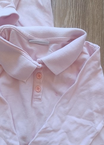 Kız Çocuk Pudra Pembe Uzun Kollu sweat - Görsel 2