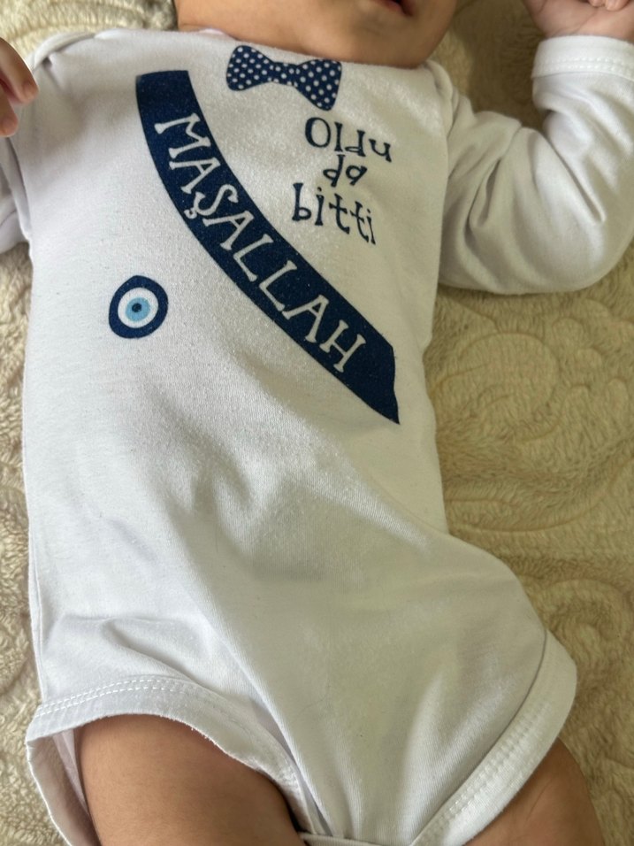 Yenidoğan sünnet kıyafeti ve zıbın - Görsel 2