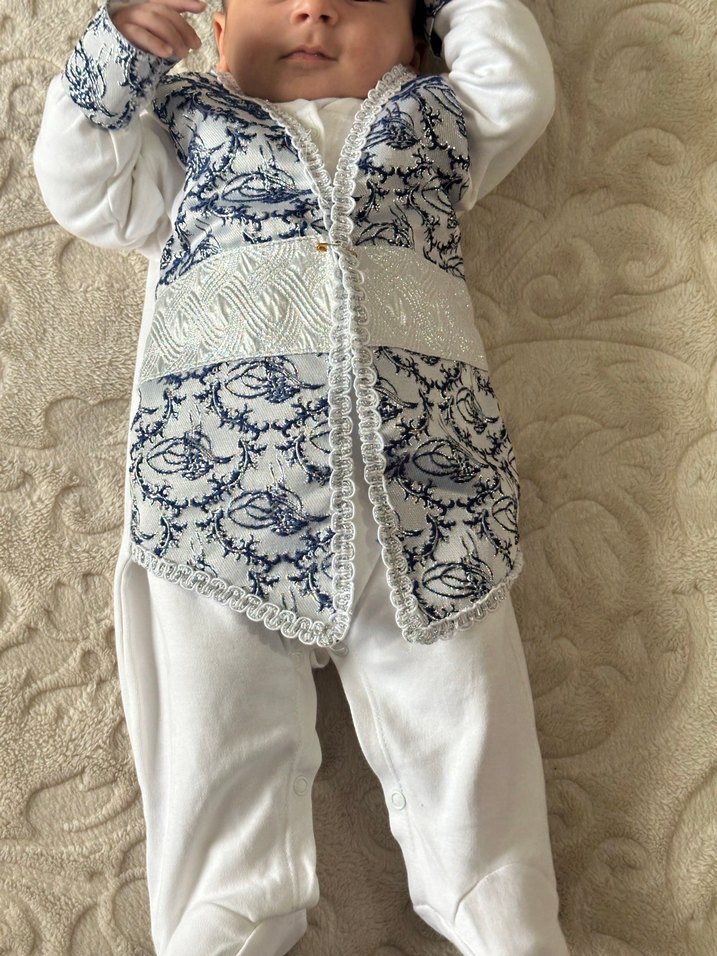 Yenidoğan sünnet kıyafeti ve zıbın - Görsel 3