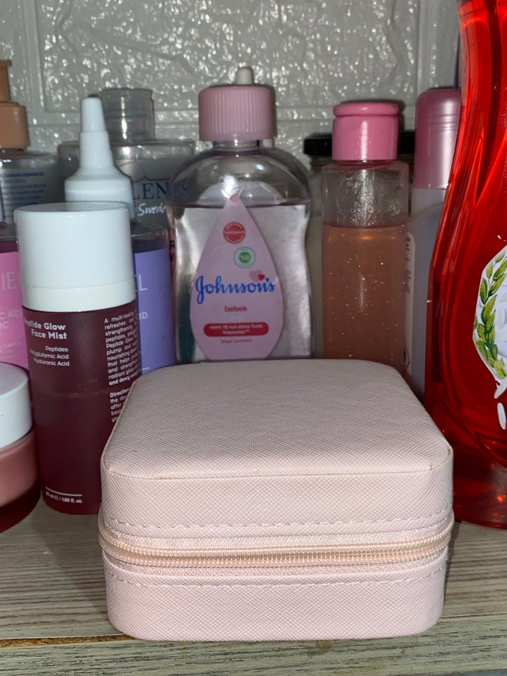 Pembe Makyaj ve Takı Düzenleyici Kutusu - Görsel 2