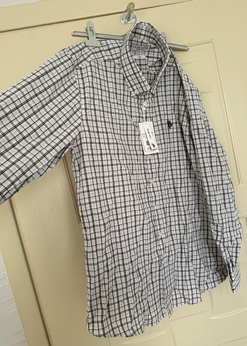 Gri Kareli Pamuklu Erkek Gömlek - Görsel 3