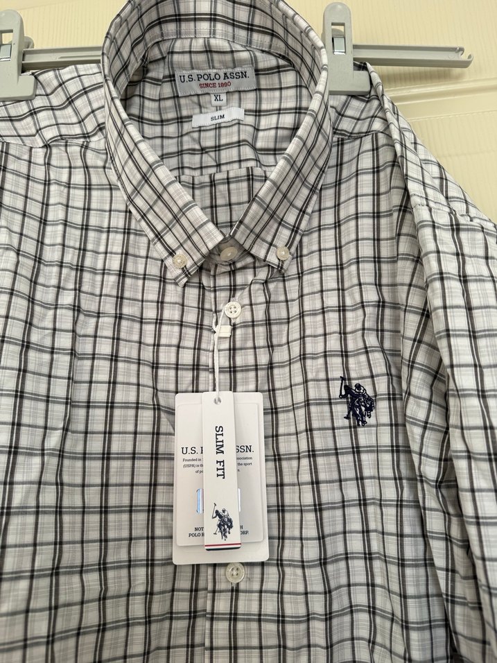 Gri Kareli Pamuklu Erkek Gömlek - Görsel 5