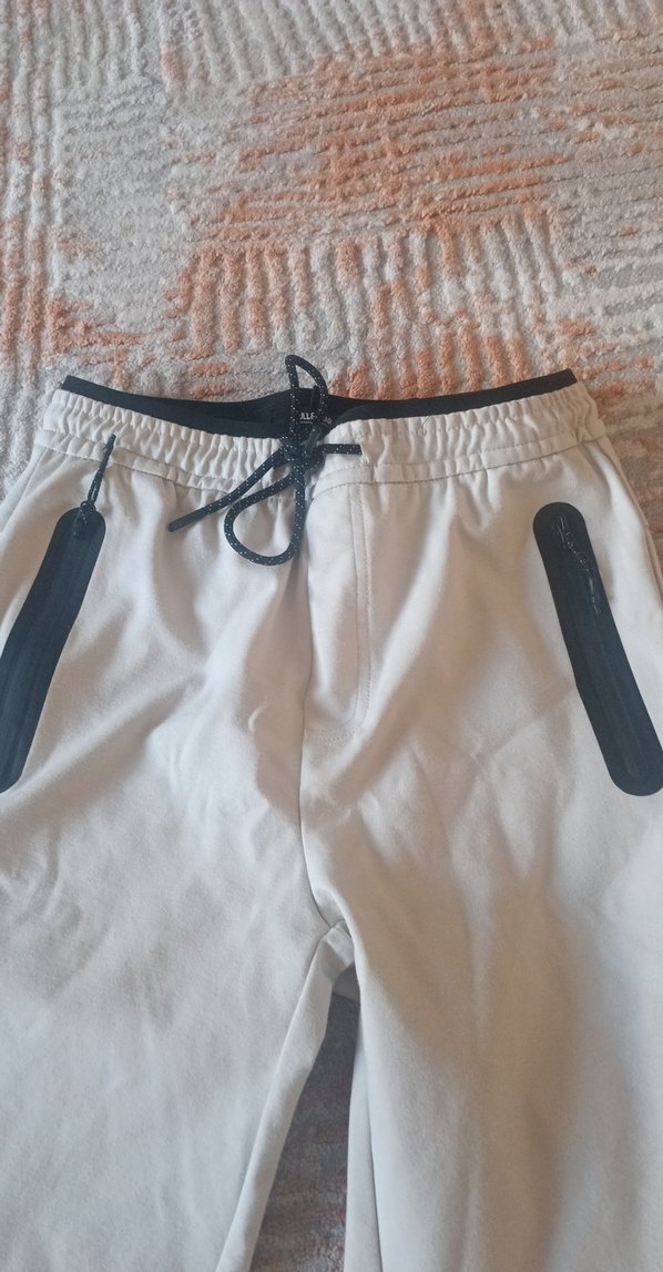 Gri Bağcıklı Erkek Outdoor Eşofman Altı - Görsel 2