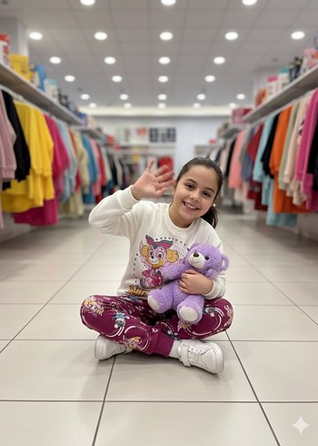 9-10 Yaş Üç İplik Şardonlu Eşofman Takımı - Görsel 2