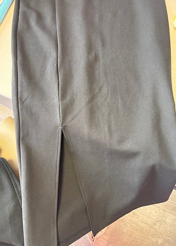 Siyah Uzun Etek Yırtmaçlı - Görsel 4